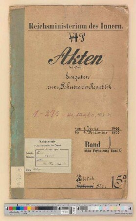 Eingaben: Bd. 1