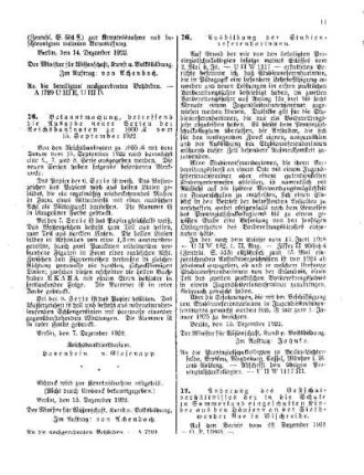 Bekanntmachung, betreffend die Ausgabe neuer Serien der Reichsbanknoten zu 1000 M vom 15. September 1922 : [Amtlicher Teil]