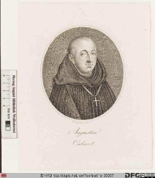 Bildnis Augustin (Taufname: Antoine) Calmet