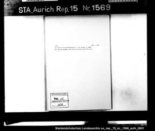 Die Kaution des Buchdruckers J. van Goutum in Emden für die Herausgabe "des Ostfriesischen Wochenblatts"