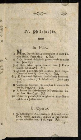 137-142, In Folio.-In Quarto.