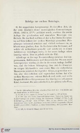 8: Beiträge zur antiken Metrologie, II, Die ägyptischen Laengenmaasse