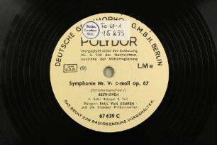 Symphonie Nr. V c-moll op. 67