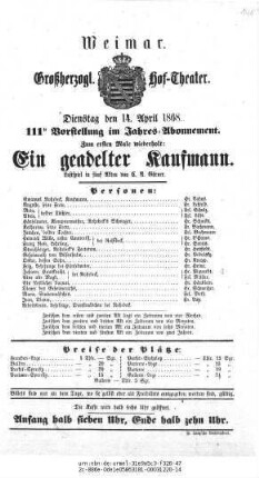 Ein geadelter Kaufmann