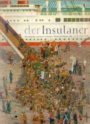 Satirische Zeitschrift aus den Westsektoren Berlins "der Insulaner"