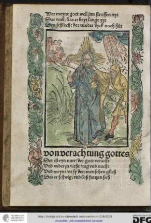 Von verachtung gottes.