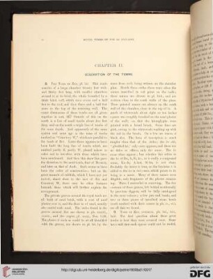 II: Description of the Tombs