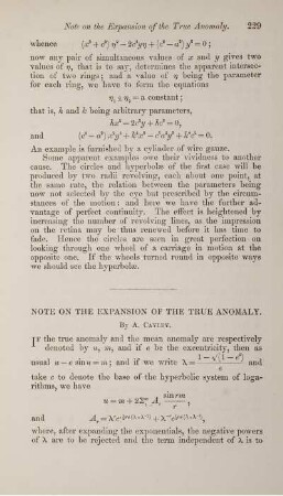 Note on the expansion of the true anomaly. Fig. 1. - 9.