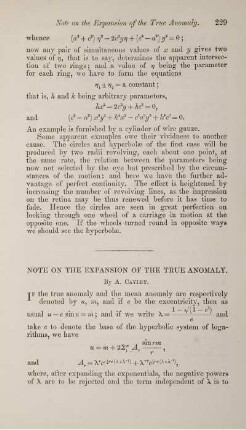 Note on the expansion of the true anomaly. Fig. 1. - 9.