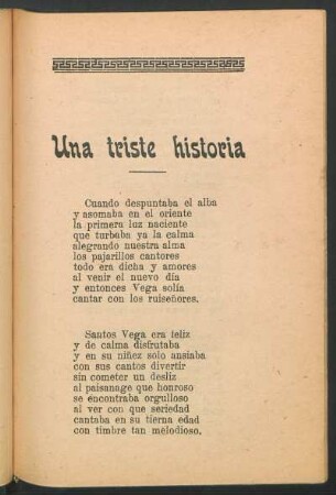 Una triste historia