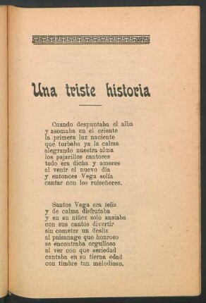 Una triste historia