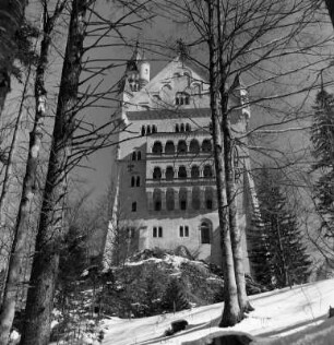 Schwangau-Hohenschwangau. Schloß Neuschwanstein (1869-1899; C. Jank, E. Riedel, G. v. Dollmann). Palas