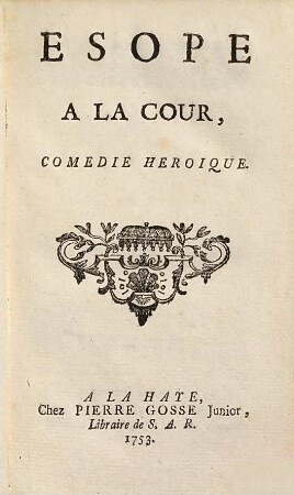 Théatre de La Haye Ou Nouveau Recueil Choisi Et Meslé Des Meilleures Piéces du Théatre François & Italien. 6