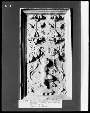 Gipsabguss von Füllung, Holz?, 16. Jahrhundert