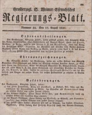 Nr. 34 : 17. August 1821