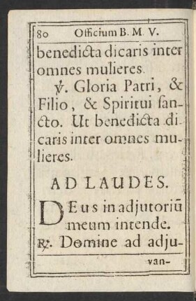 Ad Laudes