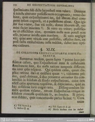 §. XLIX. De Collisione Exspectativarum Simultanearum