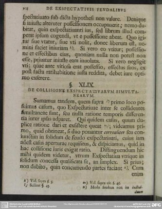 §. XLIX. De Collisione Exspectativarum Simultanearum