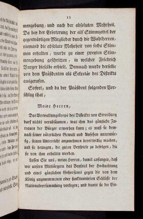 11-21, Sofort, und da der Praesident folgenden Vorschlag ...