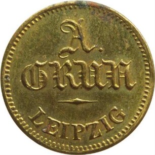 Leipzig - Wertmarke 1 Seidel, A. Grun