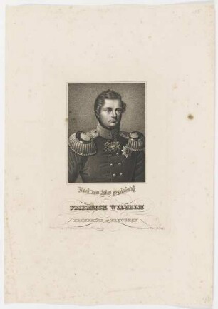 Bildnis des Friedrich Wilhelm, Kronprinz von Preussen