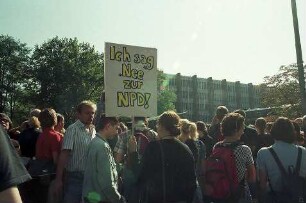 Freiburg im Breisgau: Demo gegen einen NPD-Aufmarsch in Freiburg