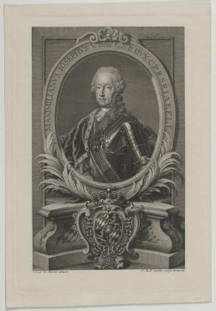 Bildnis des Maximilianvs Iosephvs, Bav. Dvx.
