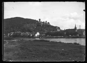 Blick auf Obere Eichelgasse, Mainspitze und Burg