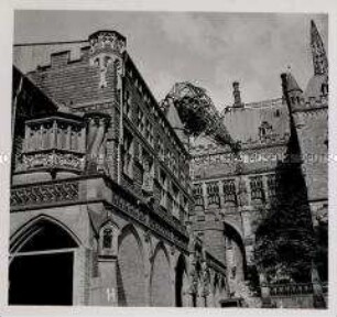 Aachen, Rathaus mit historischer Kaiserkanzel