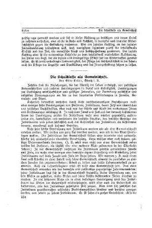 Die Schulklasse als Gemeinschaft