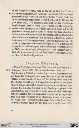 Einzelne Bildwerke