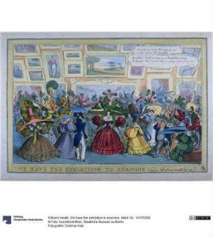 We have the exhibition to examine