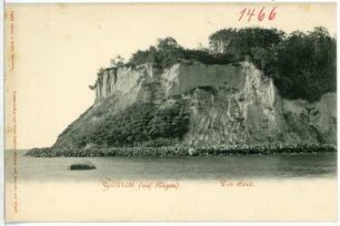 Göhren. Das Hövt (maritime Bezeichnung für Kap), Kreidefelsen