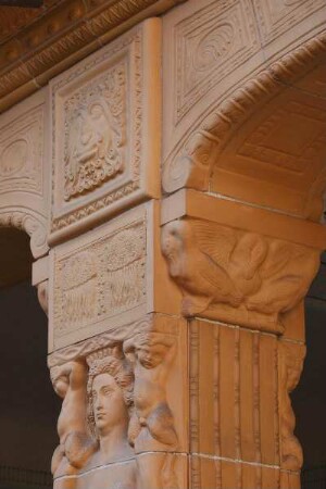 Terrakottaverkleidungen der Arkade — Relief
