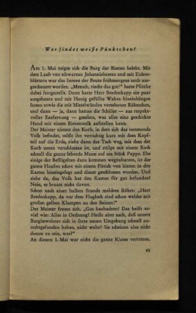 Wer findet weiße Pünktchen?