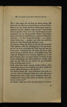 Wer findet weiße Pünktchen?