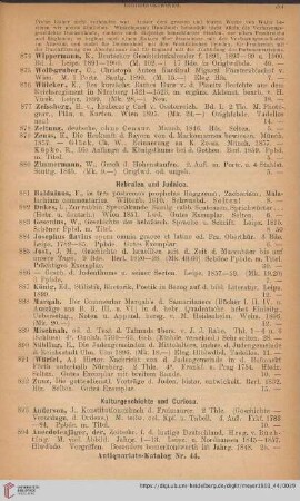 Hebraica und Judaica (Nr. 881 - 892)