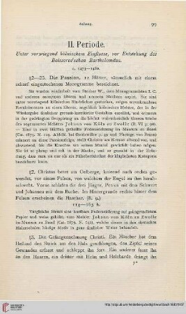 II. Periode. Unter vorwiegend kölnischem Einflusse, vor Entstehung des Boissereeʼschen Bartholomäus