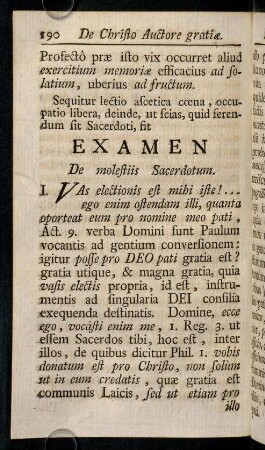 190-199, Examen