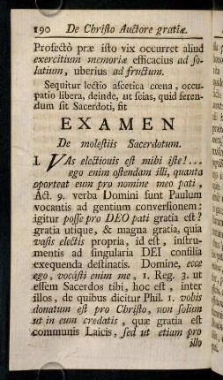 190-199, Examen