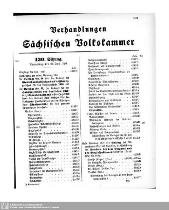 130. Sitzung