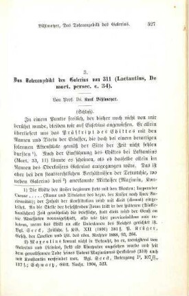 527-589 Das Toleranzedikt des Galerius von 311