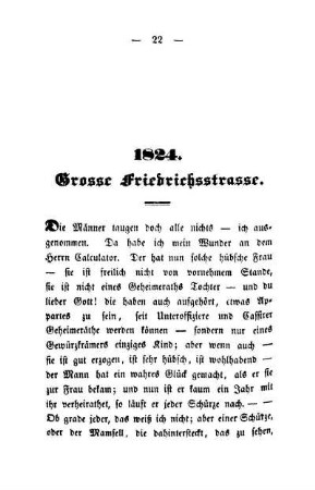 1824. Grosse Friedrichsstrasse