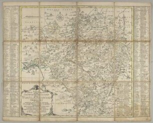 Accurate Geogr. Delineation Des Zu Dem Churfürstenth. Sachsen Gehörigen Voigtlaendischen Creisses Und Derer Darinnen Befindlichen Aemmter Plauen Pausa U. Voigtsberg Ingleichen Der Reichsfreyen Zettwitzischen Herrschaft Ascha Nebst Anderen Angrenzenden Gegenden : Mit Königl. U. Churf. Saechs. Privilegio