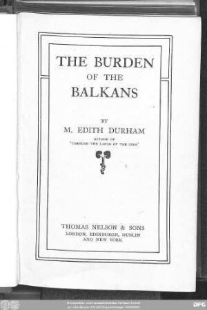 The Burden of the Balkans