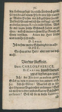 Vierdter Aufftritt.