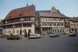 Stolberg. Marktplatz mit Rathaus