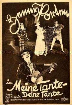 Programmheft zum Ufa-Film "Meine Tante - Deine Tante" mit Henny Porten