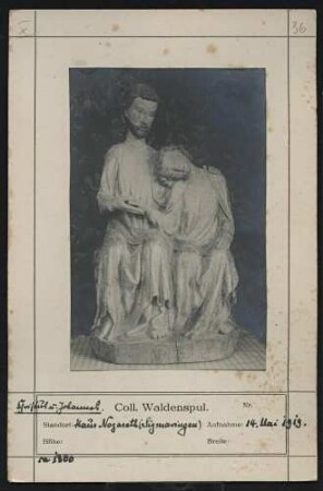 Christus und Johannes, ca. 1300 Standort: Sigmaringen, Haus Nazareth