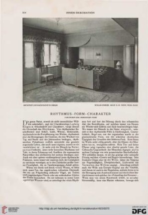 Rhythmus, Form, Charakter: vom Wesen der lebendigen Form